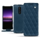 Funda de piel Sony Xperia 1 - Blu mediterran - Couture