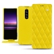 Funda de piel Sony Xperia 1 - Jaune fluo - Couture
