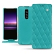 가죽 커버 Sony Xperia 1 - Bleu fluo - Couture