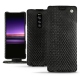 Lederschutzhülle Sony Xperia 1 - Serpent nero