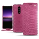 Funda de piel Sony Xperia 1 - Serpent ciclamino