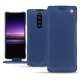 Sony Xperia 1 leather case - Bleu frisson