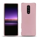 Coque cuir Sony Xperia 1 - Rose ( Nappa - Pantone 2365C ) 