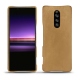 Coque cuir Sony Xperia 1 - Sable vintage ( Roughtcut - Gaucho#57254 ) 