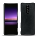 Funda de piel Sony Xperia 1 - Dark vintage ( Roughtcut - Black#5256 ) 
