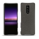 Coque cuir Sony Xperia 1 - Anthracite ( Pantone 424C ) 