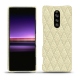 Capa em pele Sony Xperia 1 - Ivoire - Couture ( Sleek P C12 - White ) 