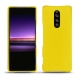 硬质真皮保护套 Sony Xperia 1 - Jaune fluo