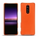 Funda de piel Sony Xperia 1 - Orange fluo