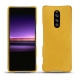 硬质真皮保护套 Sony Xperia 1 - Jaune soulèu