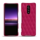 Custodia in pelle Sony Xperia 1 - Rose fluo - Couture