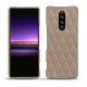Lederschutzhülle Sony Xperia 1 - Taupe vintage - Couture