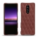 Sony Xperia 1 leather cover - Passion vintage - Couture