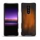 硬质真皮保护套 Sony Xperia 1 - Marron Patine