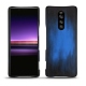 Lederschutzhülle Sony Xperia 1 - Bleu Patine