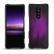 Capa em pele Sony Xperia 1 - Violet Patine
