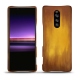 Coque cuir Sony Xperia 1 - Doré Patine