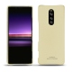 Funda de piel Sony Xperia 1 - Beige PU