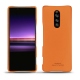 Sony Xperia 1 leather cover - Orange PU