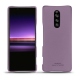 Custodia in pelle Sony Xperia 1 - Lilas PU