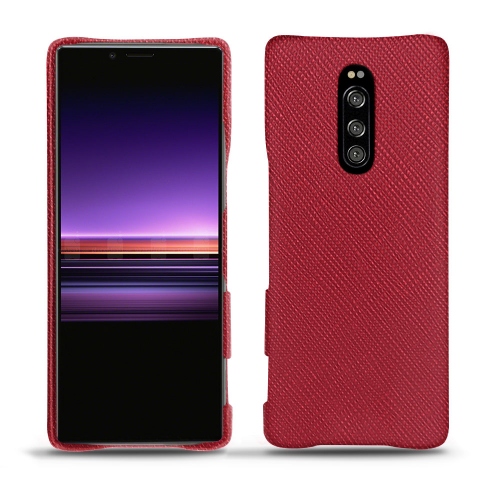 Protections de qualité (coques, housses, étuis) pour Sony Xperia 1 par NoreveRouge passion ( Pantone #a6192e ) 