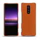Custodia in pelle Sony Xperia 1 - Orange vibrant