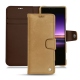 Funda de piel Sony Xperia 1