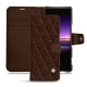 Housse cuir Sony Xperia 1