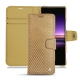 Custodia in pelle Sony Xperia 1