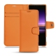 Housse cuir Sony Xperia 1