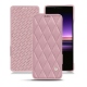 Sony Xperia 1 leather case - Rose - Couture ( Nappa - Pantone 2365C ) 