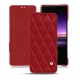 Lederschutzhülle Sony Xperia 1 - Rouge - Couture ( Nappa - Pantone 199C ) 