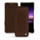 Funda de piel Sony Xperia 1 - Châtaigne ( Pantone 476C ) 
