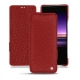 Housse cuir Sony Xperia 1 - Tomate ( Pantone 187C ) 