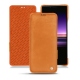 Housse cuir Sony Xperia 1 - Mandarine vintage ( Pantone 165C ) 