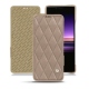 Sony Xperia 1 leather case - Taupe vintage - Couture