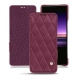 가죽 커버 Sony Xperia 1 - Prune vintage - Couture