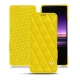 Funda de piel Sony Xperia 1 - Jaune fluo - Couture