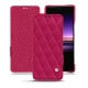 Custodia in pelle Sony Xperia 1 - Rose fluo - Couture