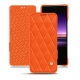 가죽 커버 Sony Xperia 1 - Orange fluo - Couture