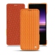 Sony Xperia 1 leather case - Abaca arancio