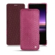 Sony Xperia 1 leather case - Serpent ciclamino
