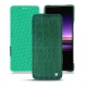 Housse cuir Sony Xperia 1 - Crocodile pino