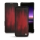 Sony Xperia 1 leather case - Rouge Patine