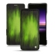 Sony Xperia 1 leather case - Vert Patine