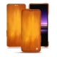 가죽 커버 Sony Xperia 1 - Orange Patine