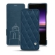 가죽 커버 Sony Xperia 1 - Blu mediterran - Couture