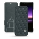 Housse cuir Sony Xperia 1 - Blu marino - Couture