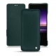 가죽 커버 Sony Xperia 1 - Vert séduisant