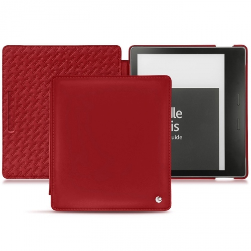 Capa em pele Amazon Kindle Oasis (2019)Rouge ( Nappa - Pantone #d50032 ) 
